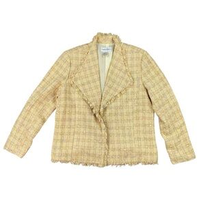 Carlucci tweed blazer size L